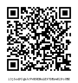 Bitcoin Cash BCC BCH Address: 13j5odPCqkJcVvH9ENuLE97DMswK2PcJMK